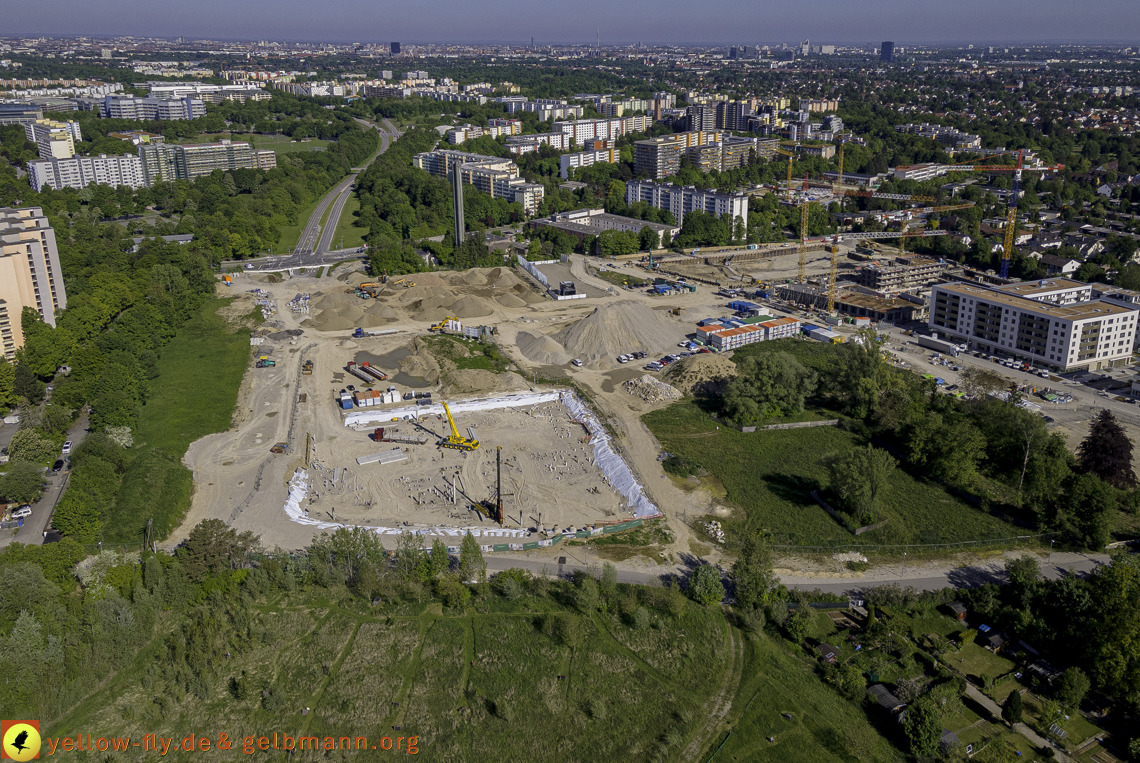 21.05.2021 - Baustelle Alexisquartier udn PAndion Verde in Neuperlach 21.05.2021 - Baustelle Alexisquartier udn PAndion Verde in Neuperlach