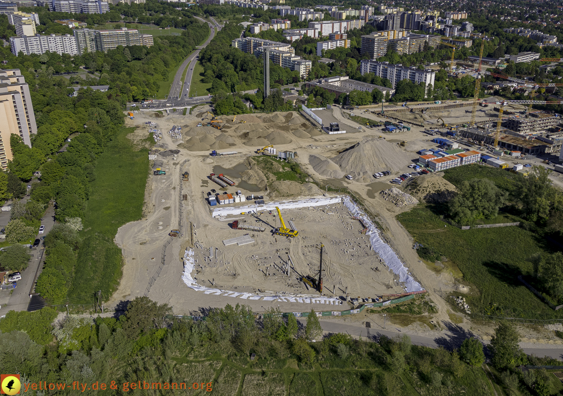 21.05.2021 - Baustelle Alexisquartier udn PAndion Verde in Neuperlach 21.05.2021 - Baustelle Alexisquartier udn PAndion Verde in Neuperlach