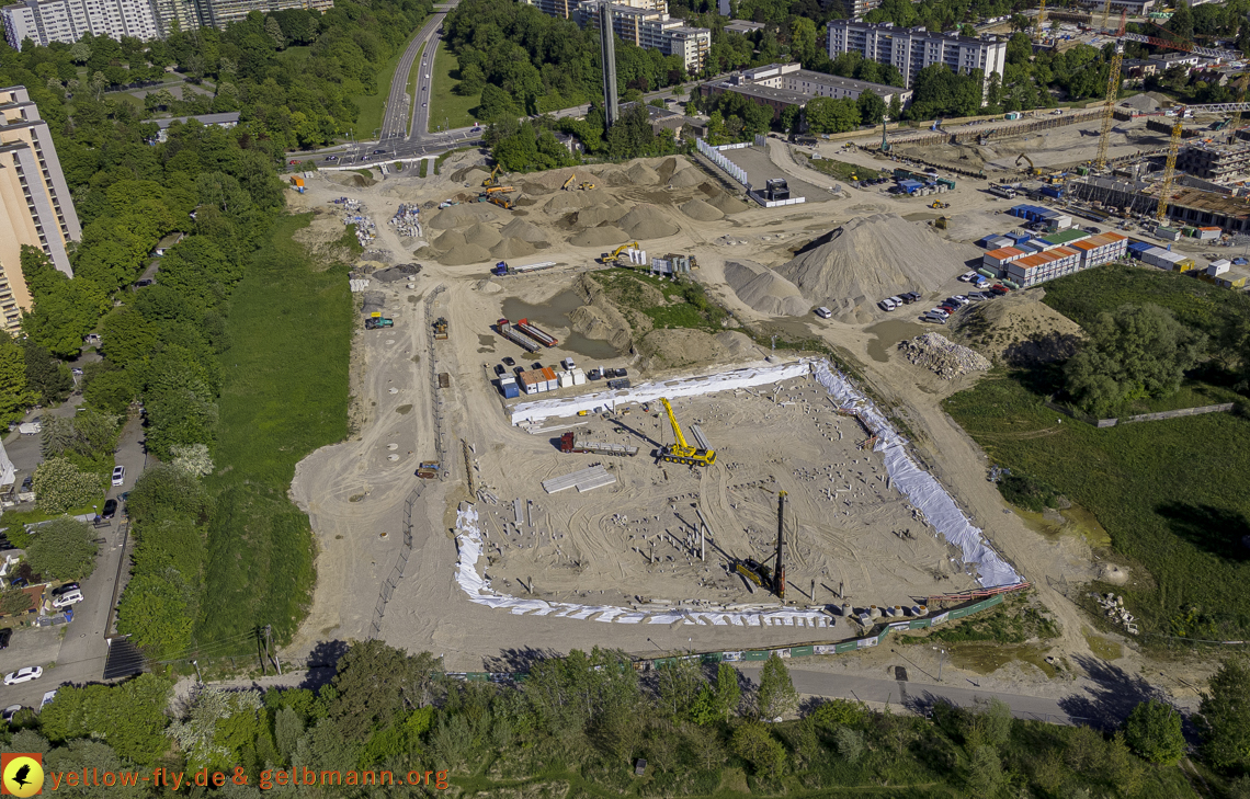 21.05.2021 - Baustelle Alexisquartier udn PAndion Verde in Neuperlach 21.05.2021 - Baustelle Alexisquartier udn PAndion Verde in Neuperlach