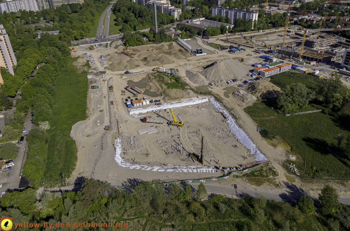 21.05.2021 - Baustelle Alexisquartier udn PAndion Verde in Neuperlach 21.05.2021 - Baustelle Alexisquartier udn PAndion Verde in Neuperlach
