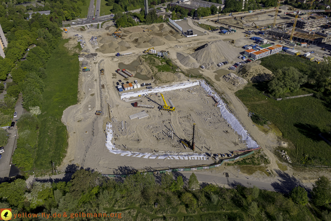 21.05.2021 - Baustelle Alexisquartier udn PAndion Verde in Neuperlach 21.05.2021 - Baustelle Alexisquartier udn PAndion Verde in Neuperlach