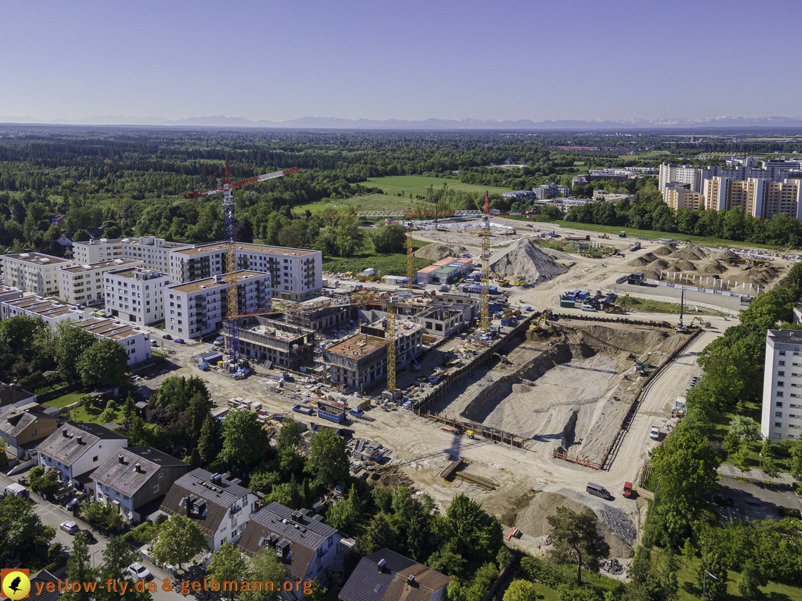 21.05.2021 - Baustelle Alexisquartier udn PAndion Verde in Neuperlach 21.05.2021 - Baustelle Alexisquartier udn PAndion Verde in Neuperlach