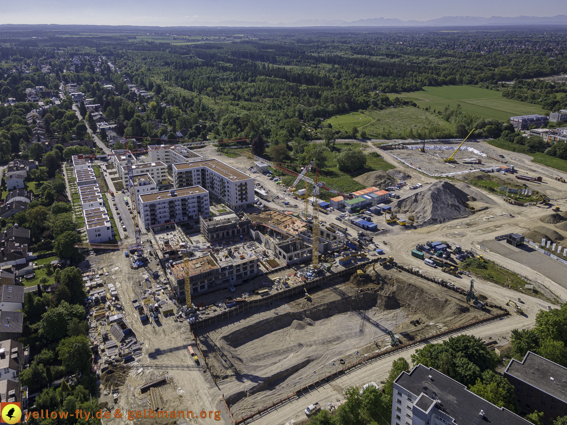 21.05.2021 - Baustelle Alexisquartier udn PAndion Verde in Neuperlach 21.05.2021 - Baustelle Alexisquartier udn PAndion Verde in Neuperlach