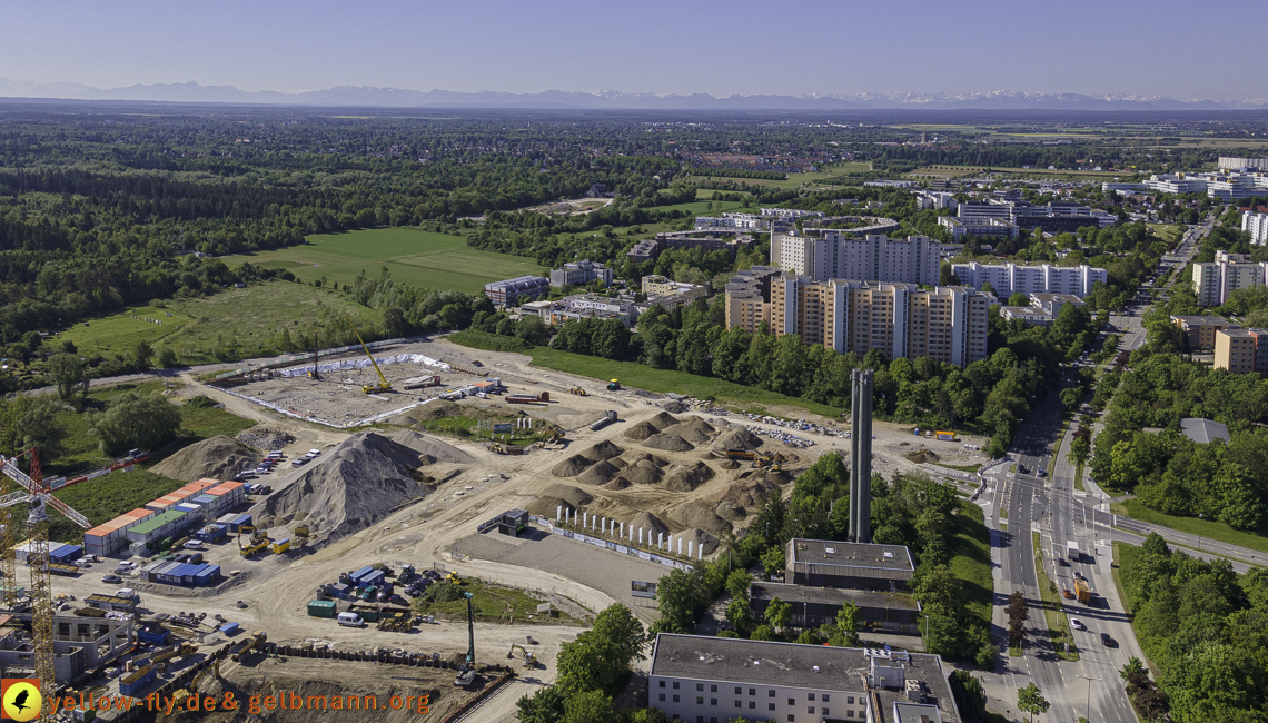 21.05.2021 - Baustelle Alexisquartier udn PAndion Verde in Neuperlach 21.05.2021 - Baustelle Alexisquartier udn PAndion Verde in Neuperlach