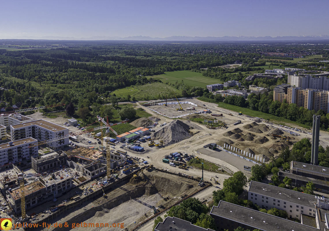 21.05.2021 - Baustelle Alexisquartier udn PAndion Verde in Neuperlach 21.05.2021 - Baustelle Alexisquartier udn PAndion Verde in Neuperlach