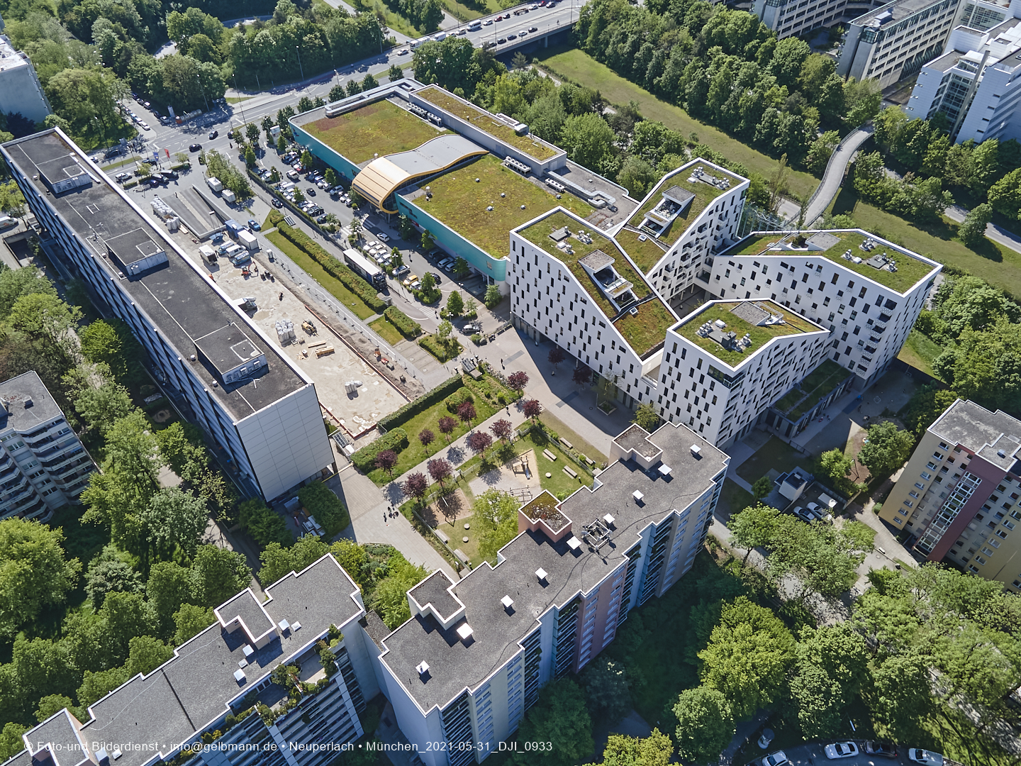 31.05.2021 - Plettzentrum und Wohnring in Neuperlach