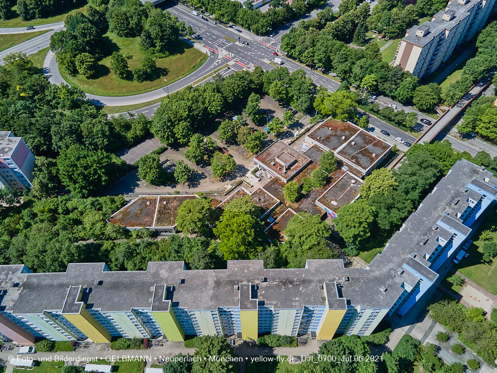 06.07.2021 - Quiddezentrum vor dem Abriss in Neuperlach