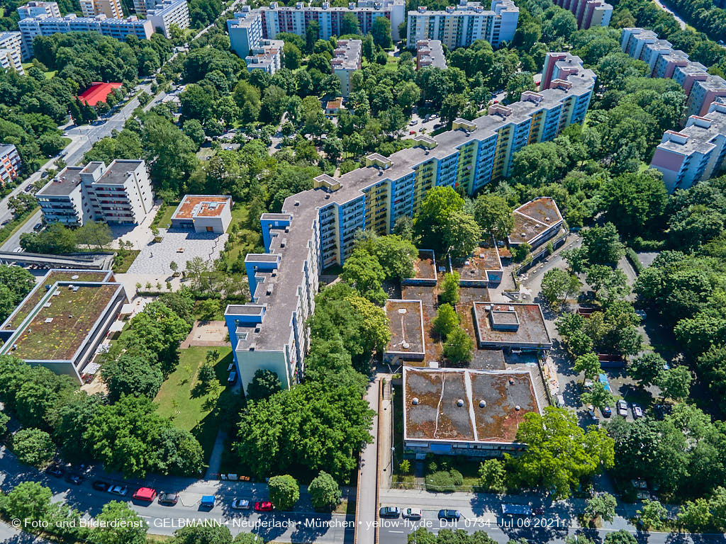 06.07.2021 - Quiddezentrum vor dem Abriss in Neuperlach