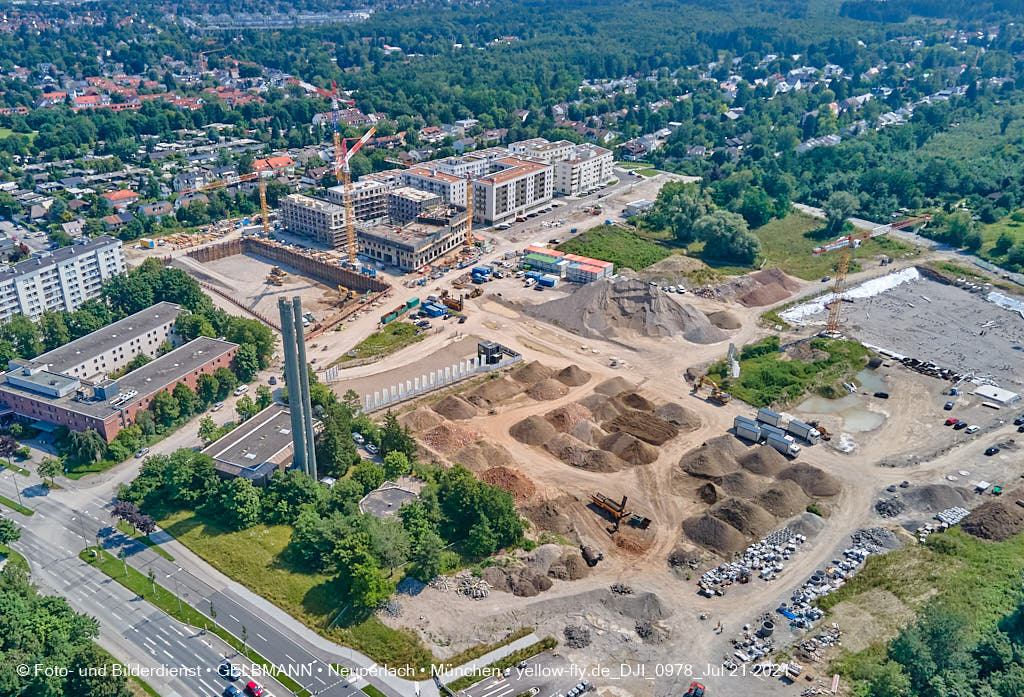 21.07.2021 - Baustelle Alexisquartier in Neuperlach 21.07.2021 - Baustelle Alexisquartier in Neuperlach