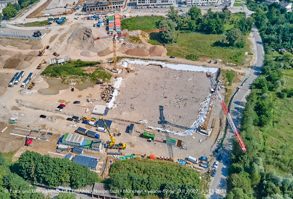 21.07.2021 - Baustelle Pandion Verde in Neuperlach 21.07.2021 - Baustelle Pandion Verde in Neuperlach