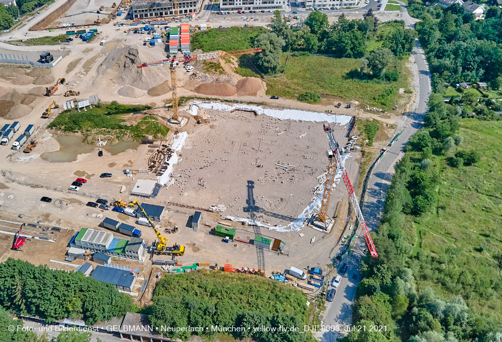 21.07.2021 - Baustelle Pandion Verde in Neuperlach 21.07.2021 - Baustelle Pandion Verde in Neuperlach