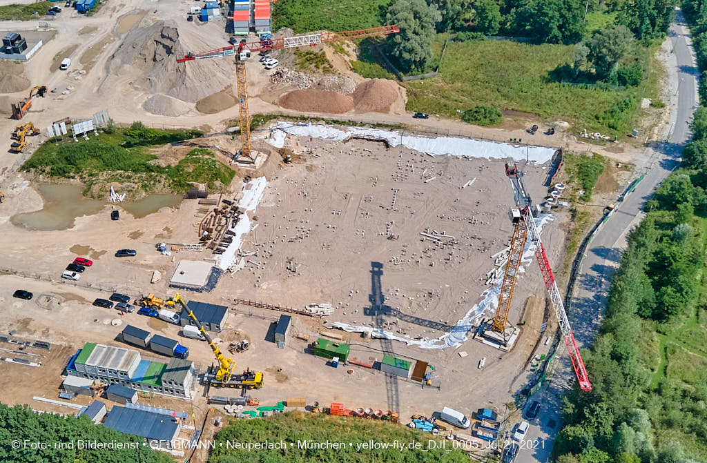 21.07.2021 - Baustelle Pandion Verde in Neuperlach 21.07.2021 - Baustelle Pandion Verde in Neuperlach