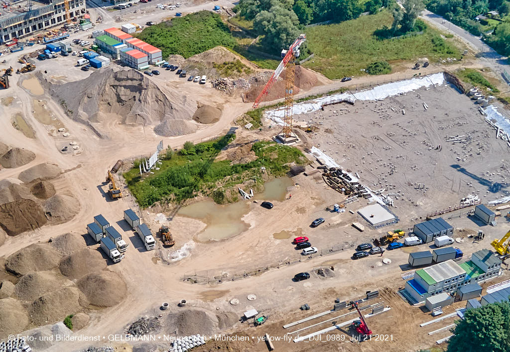 21.07.2021 - Baustelle Pandion Verde in Neuperlach 21.07.2021 - Baustelle Pandion Verde in Neuperlach