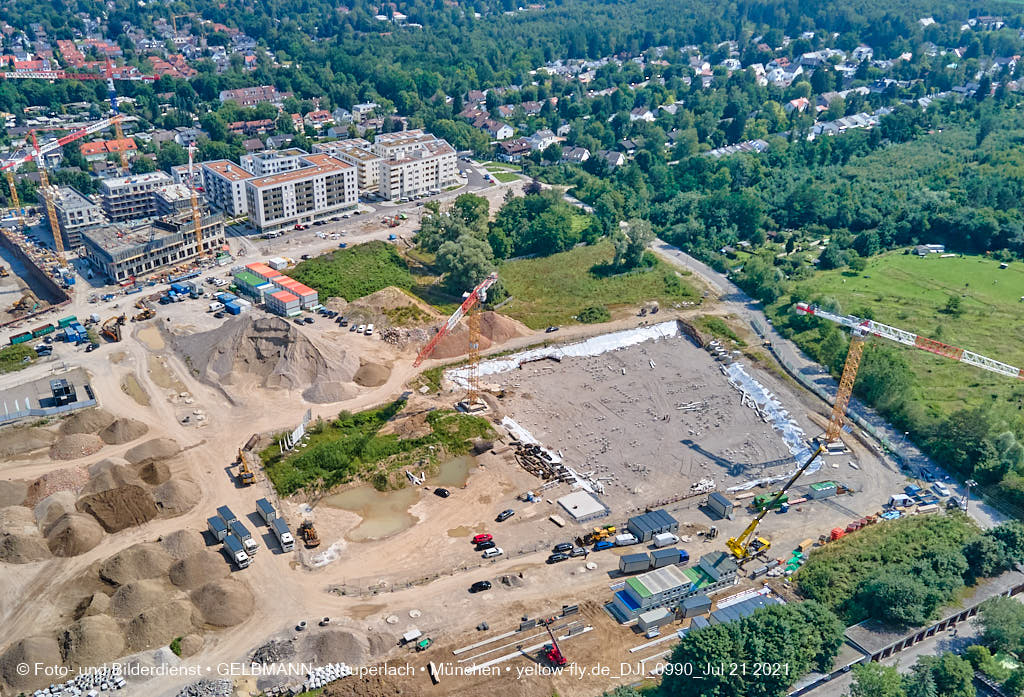 21.07.2021 - Baustelle Pandion Verde in Neuperlach 21.07.2021 - Baustelle Pandion Verde in Neuperlach