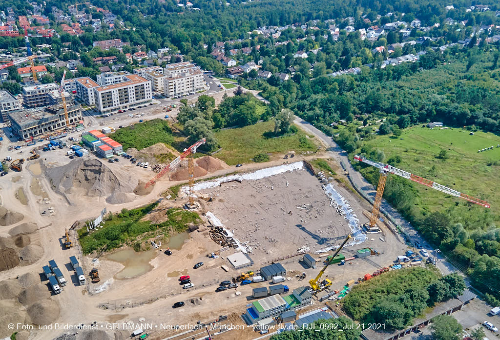 21.07.2021 - Baustelle Pandion Verde in Neuperlach 21.07.2021 - Baustelle Pandion Verde in Neuperlach