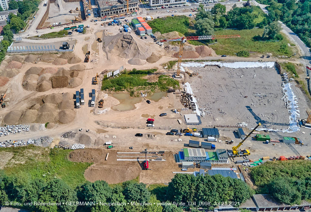 21.07.2021 - Baustelle Pandion Verde in Neuperlach 21.07.2021 - Baustelle Pandion Verde in Neuperlach