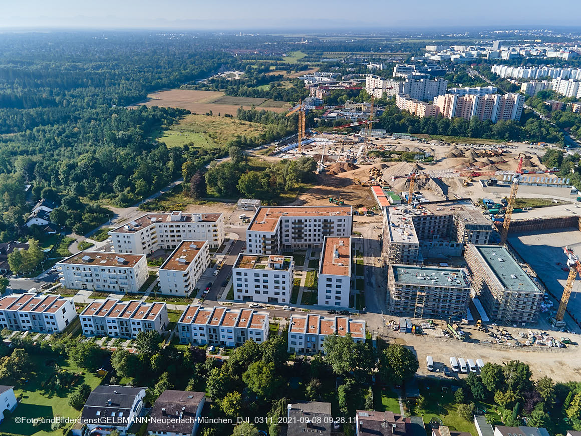 08.09.2021 - Baustelle Alexisquartier in Neuperlach 08.09.2021 - Baustelle Alexisquartier in Neuperlach