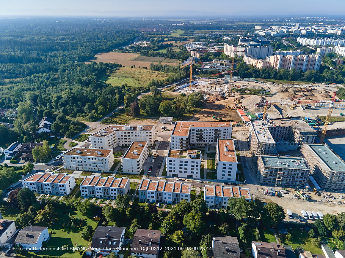 08.09.2021 - Baustelle Alexisquartier in Neuperlach 08.09.2021 - Baustelle Alexisquartier in Neuperlach