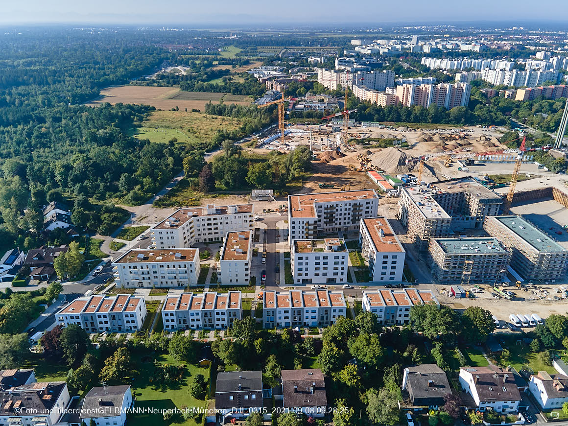 08.09.2021 - Baustelle Alexisquartier in Neuperlach 08.09.2021 - Baustelle Alexisquartier in Neuperlach
