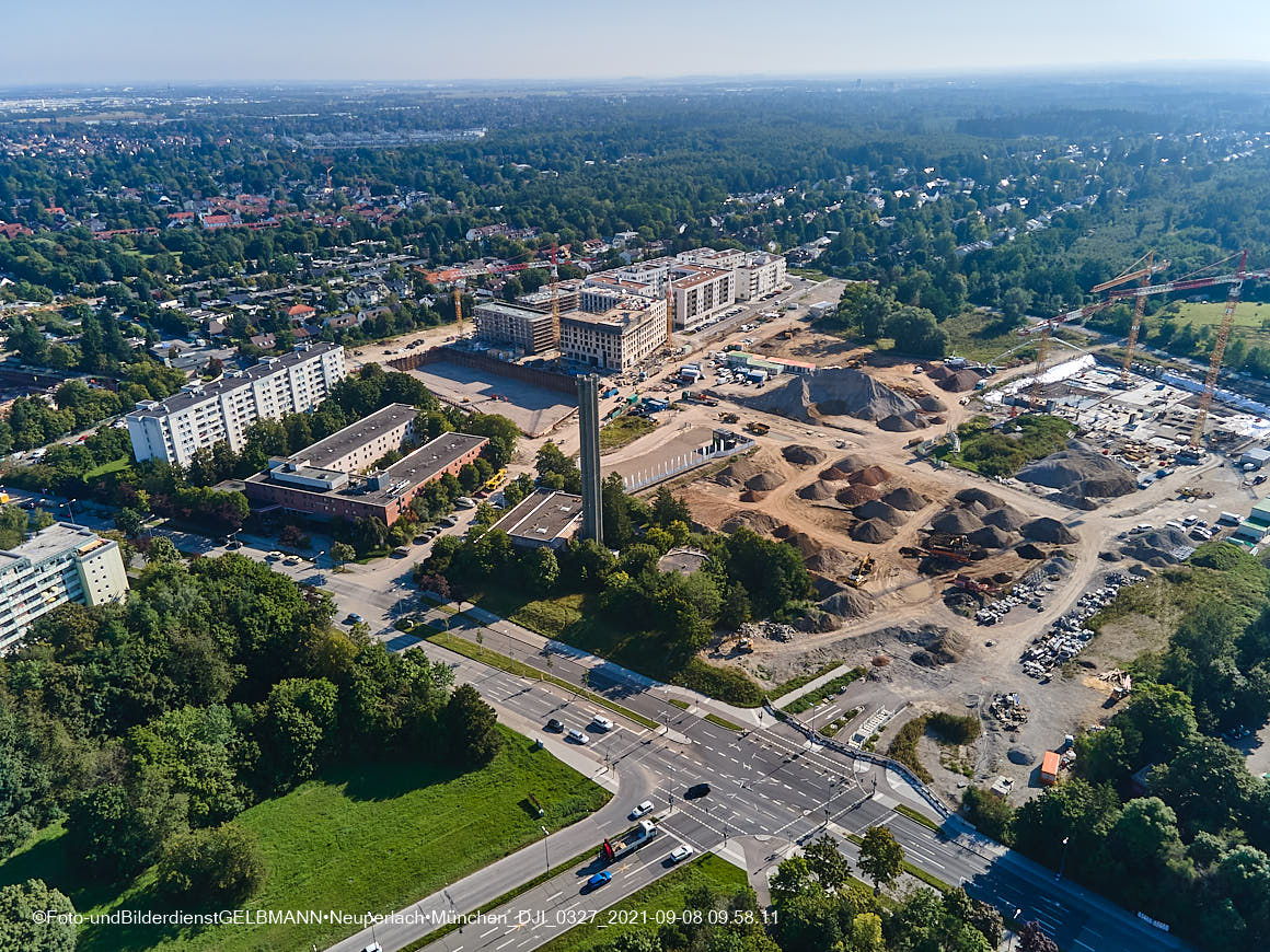 08.09.2021 - Baustelle Alexisquartier in Neuperlach 08.09.2021 - Baustelle Alexisquartier in Neuperlach