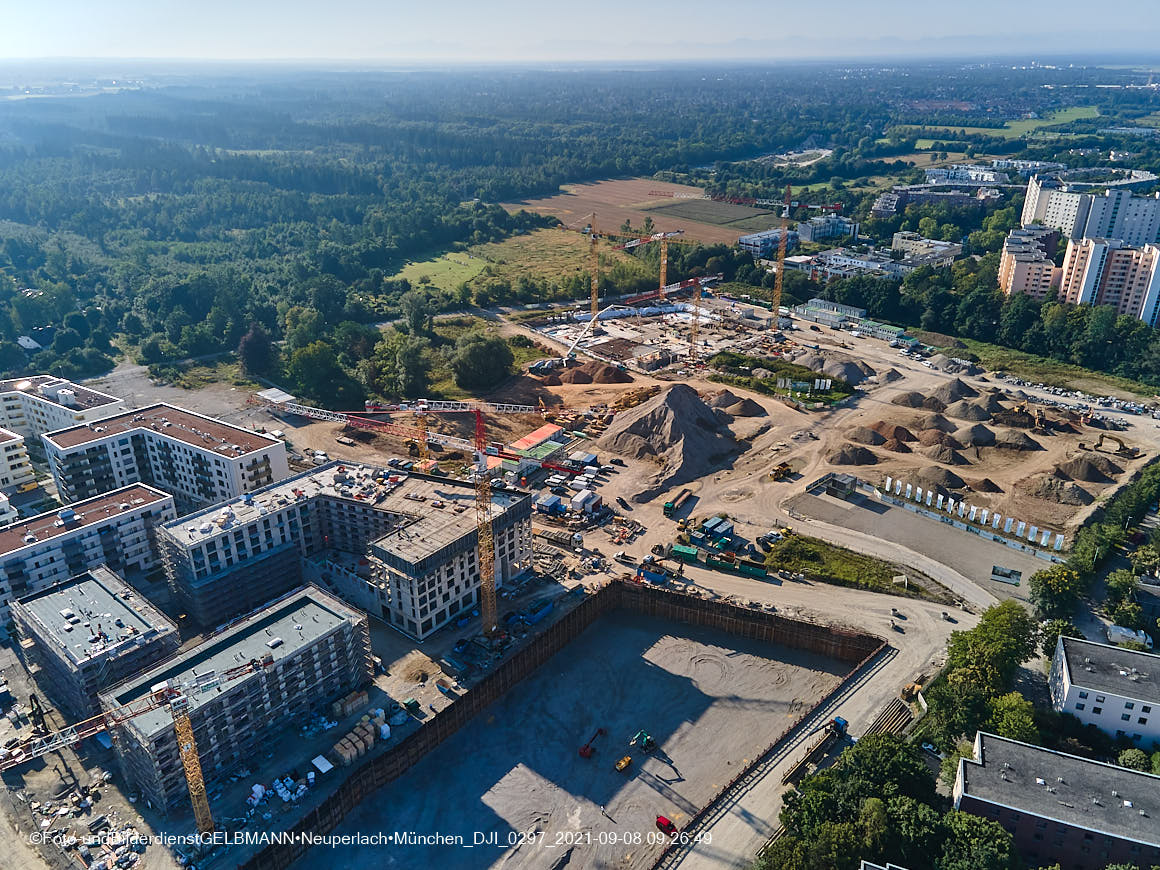 08.09.2021 - Baustelle Pandionveerde in Neuperlach 08.09.2021 - Baustelle Pandionveerde in Neuperlach