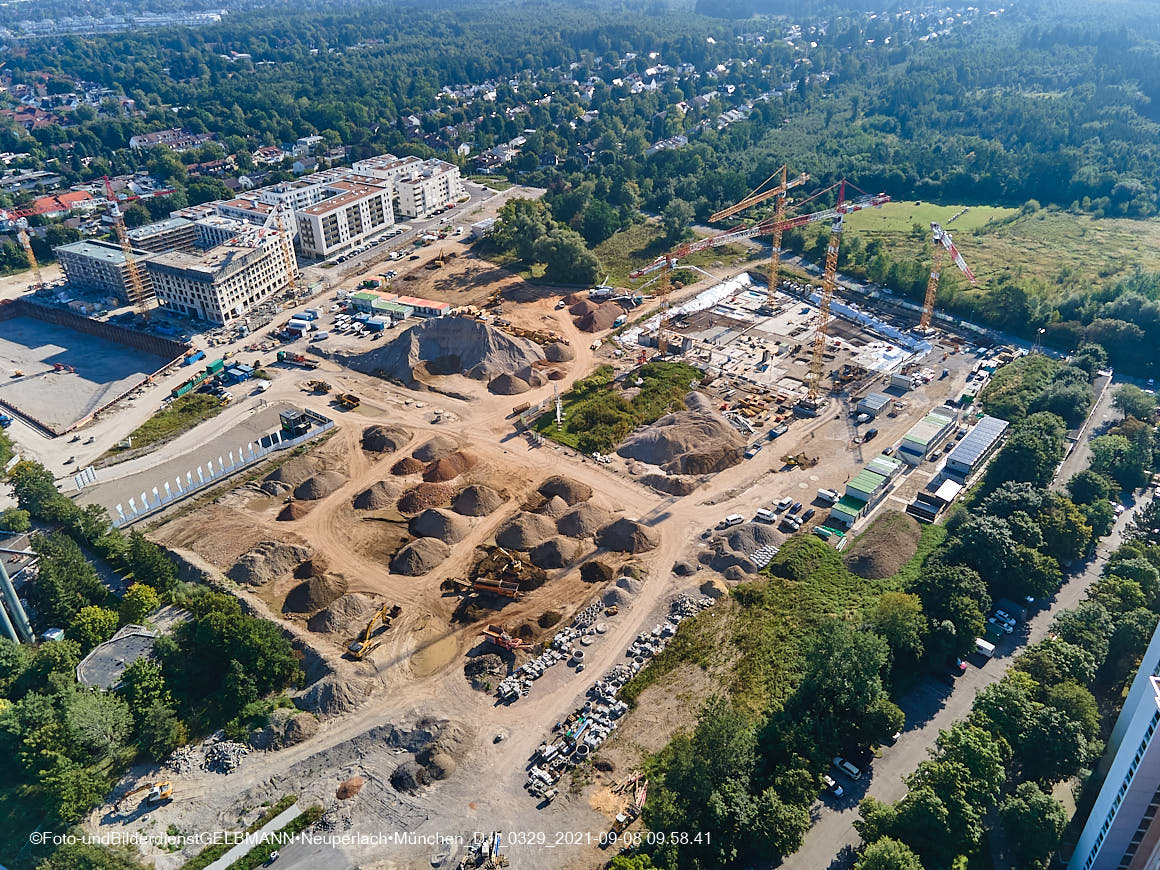 08.09.2021 - Baustelle Pandionveerde in Neuperlach 08.09.2021 - Baustelle Pandionveerde in Neuperlach
