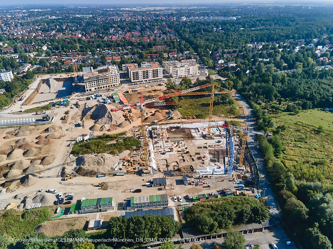 08.09.2021 - Baustelle Pandionveerde in Neuperlach 08.09.2021 - Baustelle Pandionveerde in Neuperlach