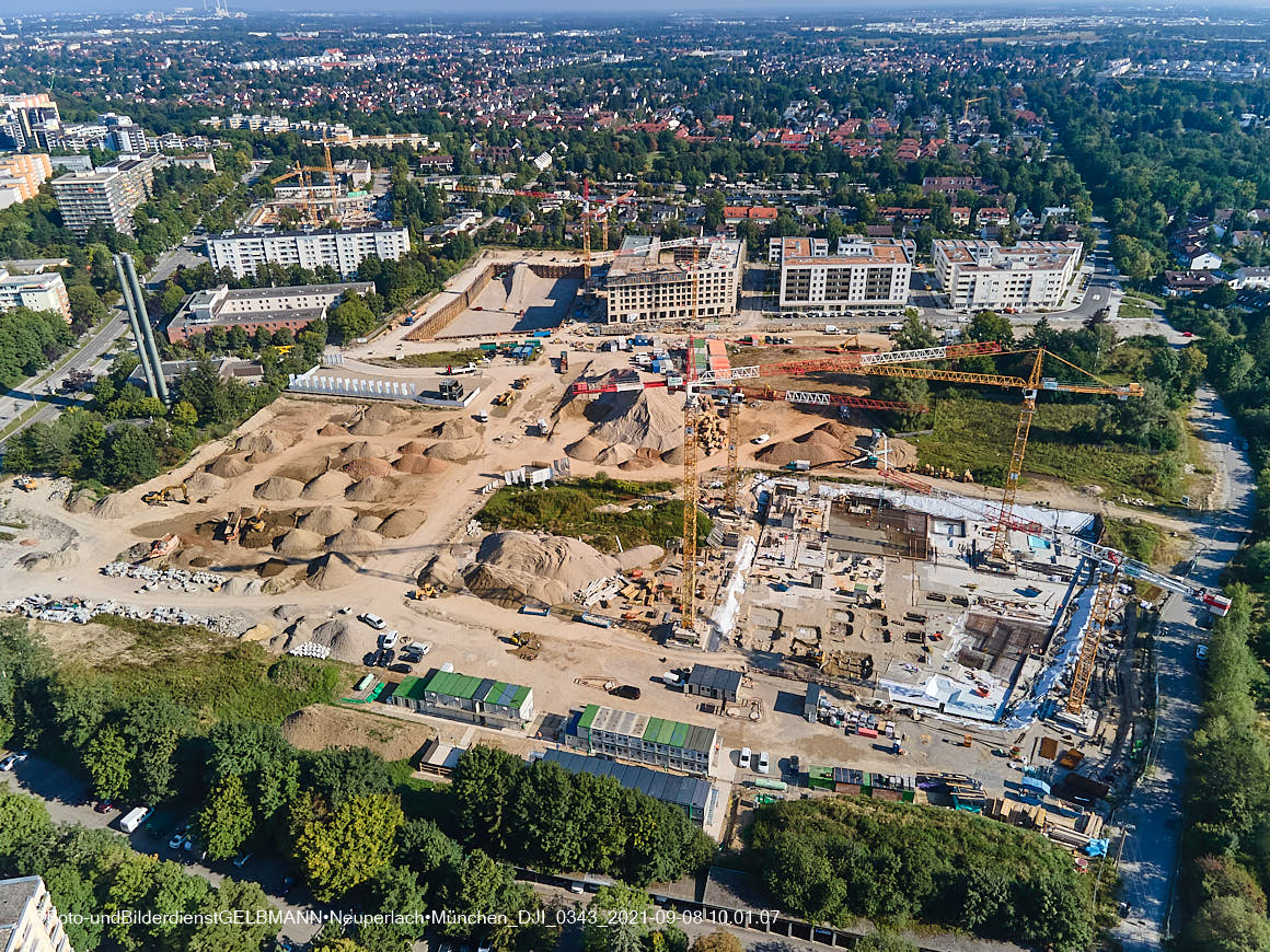 08.09.2021 - Baustelle Pandionveerde in Neuperlach 08.09.2021 - Baustelle Pandionveerde in Neuperlach