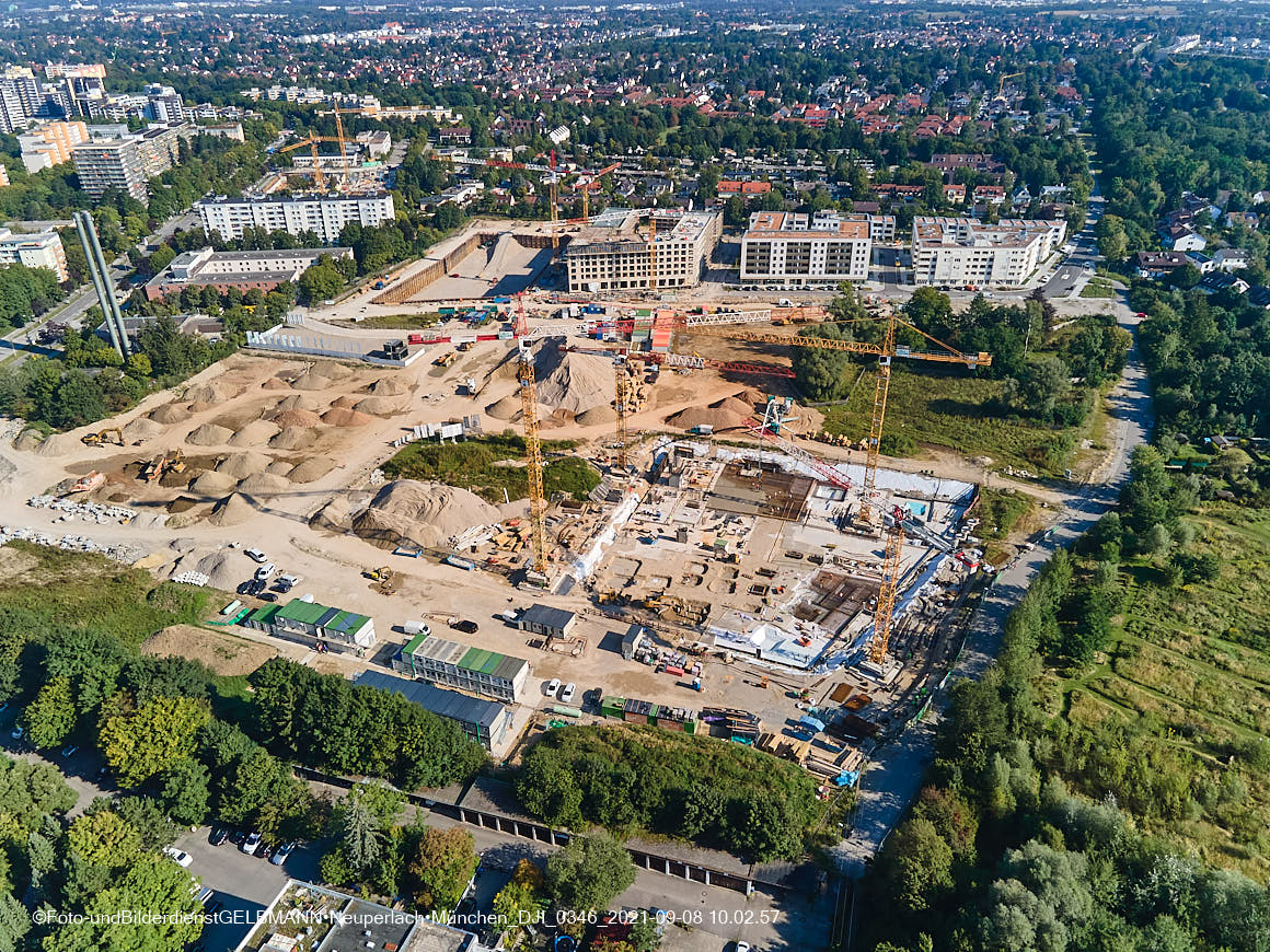 08.09.2021 - Baustelle Pandionveerde in Neuperlach 08.09.2021 - Baustelle Pandionveerde in Neuperlach