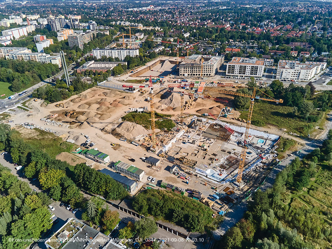 08.09.2021 - Baustelle Pandionveerde in Neuperlach 08.09.2021 - Baustelle Pandionveerde in Neuperlach