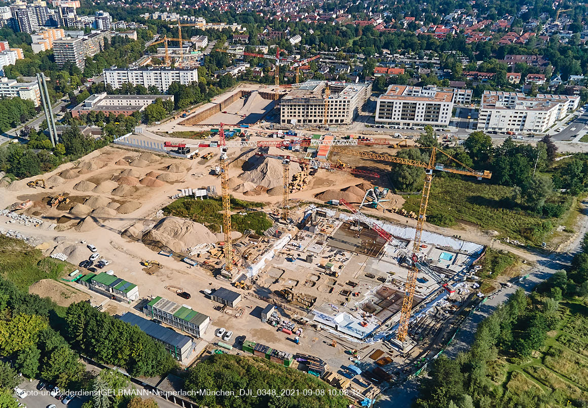 08.09.2021 - Baustelle Pandionveerde in Neuperlach 08.09.2021 - Baustelle Pandionveerde in Neuperlach