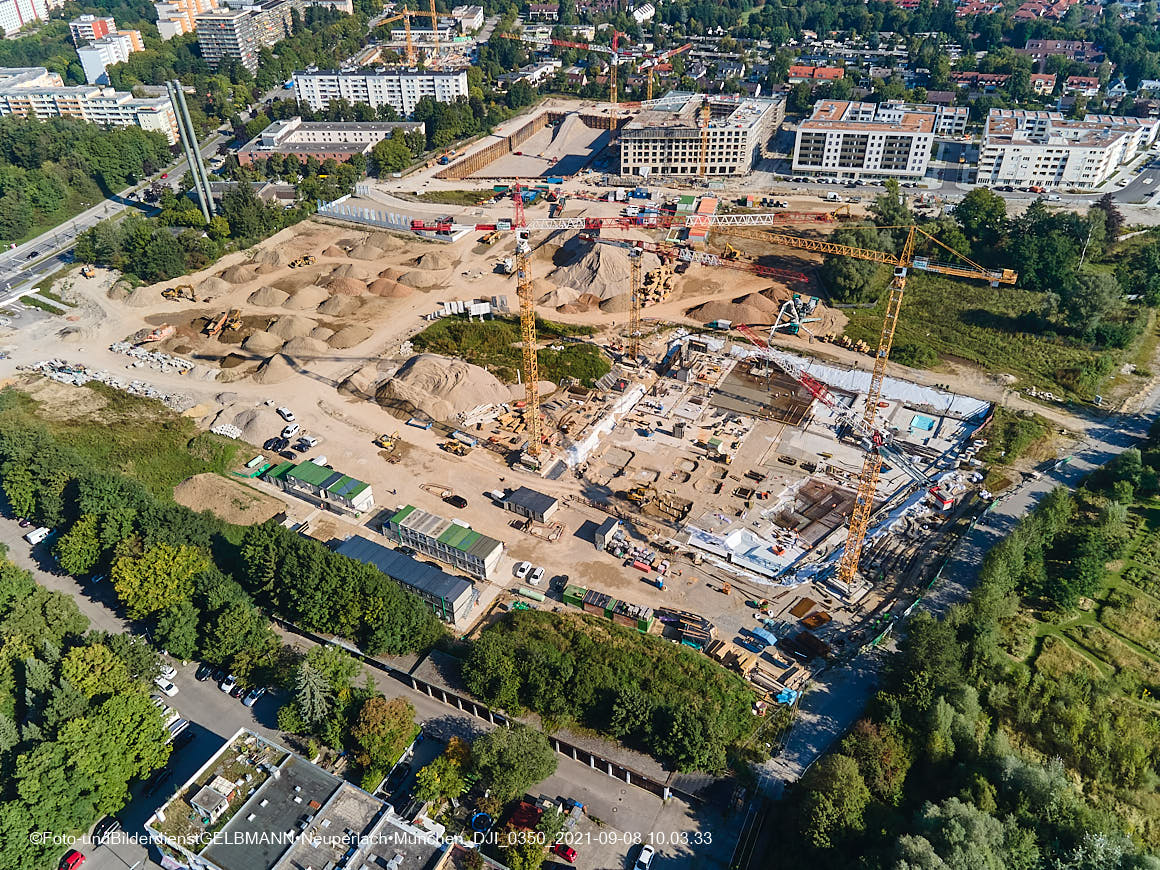 08.09.2021 - Baustelle Pandionveerde in Neuperlach 08.09.2021 - Baustelle Pandionveerde in Neuperlach