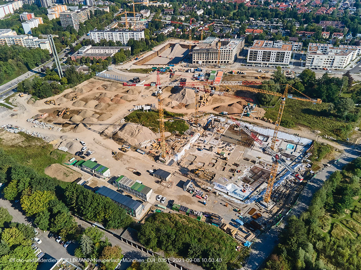 08.09.2021 - Baustelle Pandionveerde in Neuperlach 08.09.2021 - Baustelle Pandionveerde in Neuperlach
