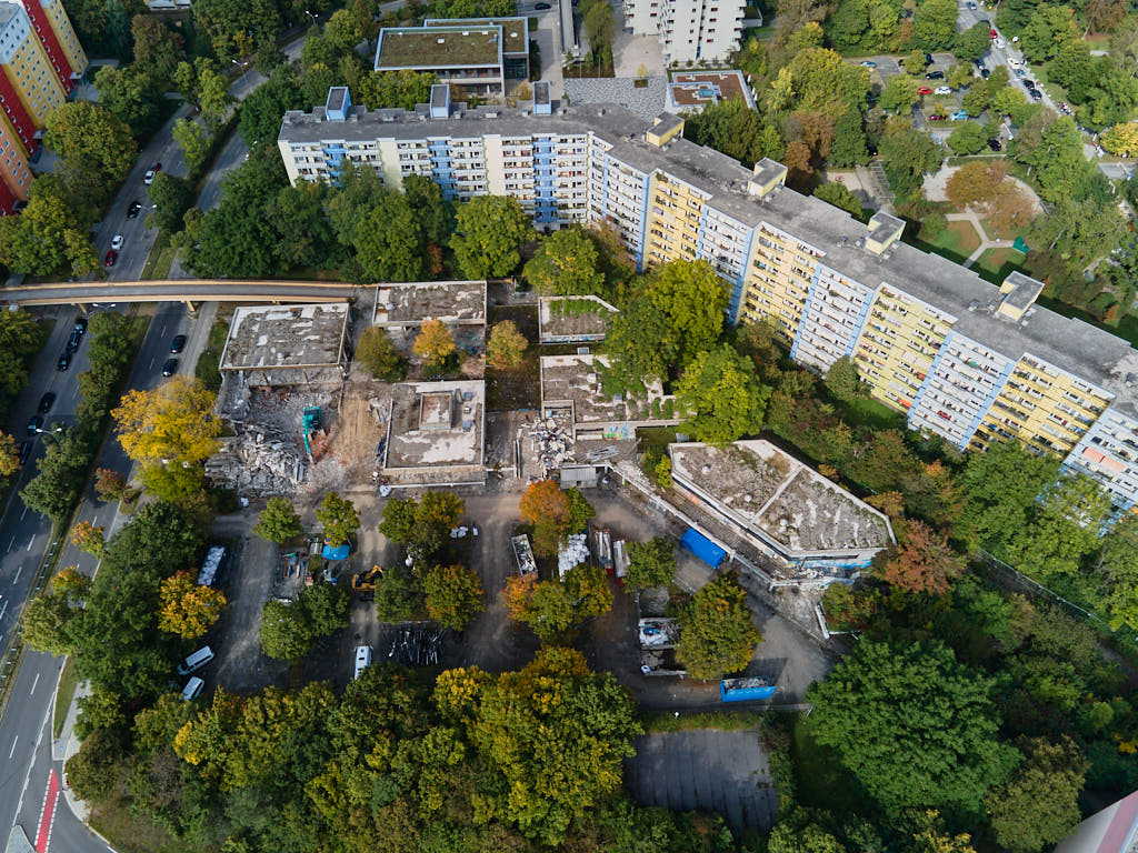 28.09.2021 - Abrissbegin des Quiddezentrums in Neuperlach