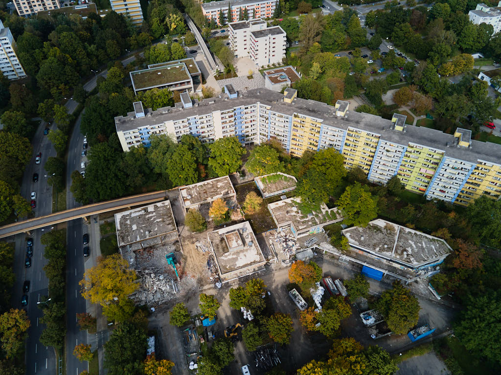 28.09.2021 - Abrissbegin des Quiddezentrums in Neuperlach
