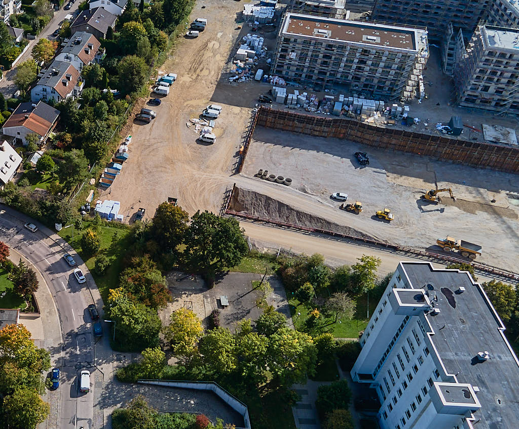 01.10.2021 - Groß-Baustelle Alexisquartier in München Neuperlach 01.10.2021 - Groß-Baustelle Alexisquartier in München Neuperlach