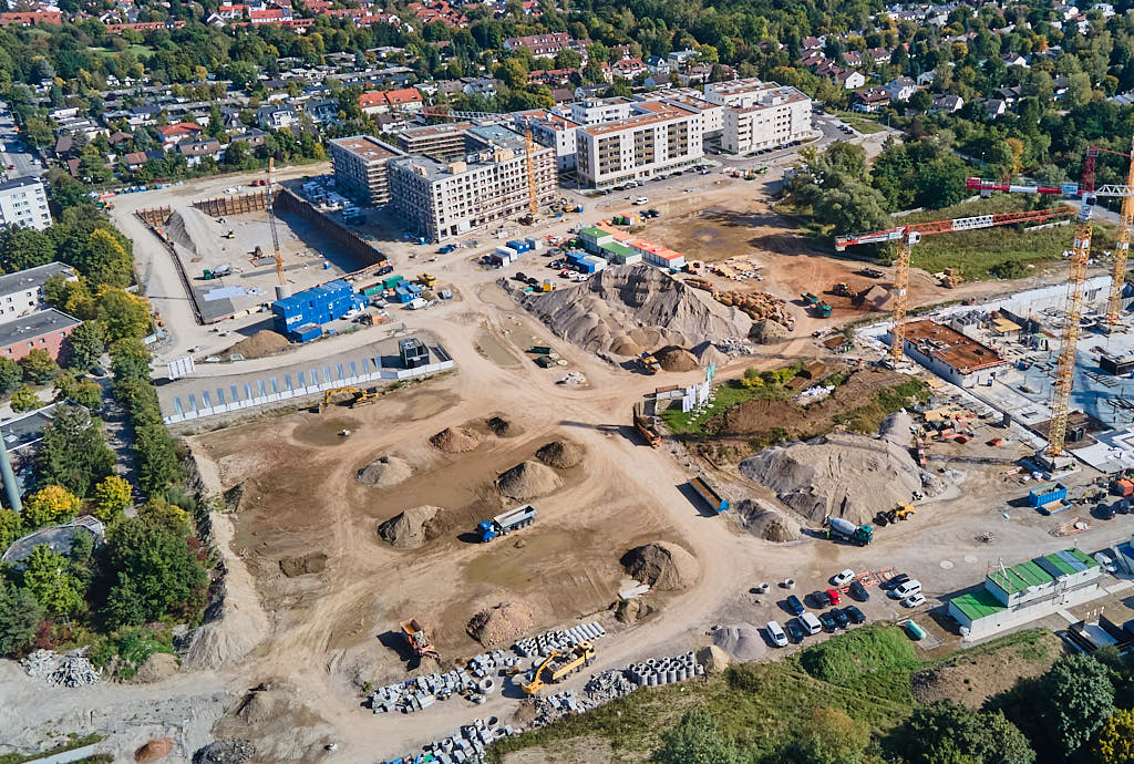01.10.2021 - Baustelle Pandionverde und Alexisquartier in Neuperlach 01.10.2021 - Baustelle Pandionverde und Alexisquartier in Neuperlach