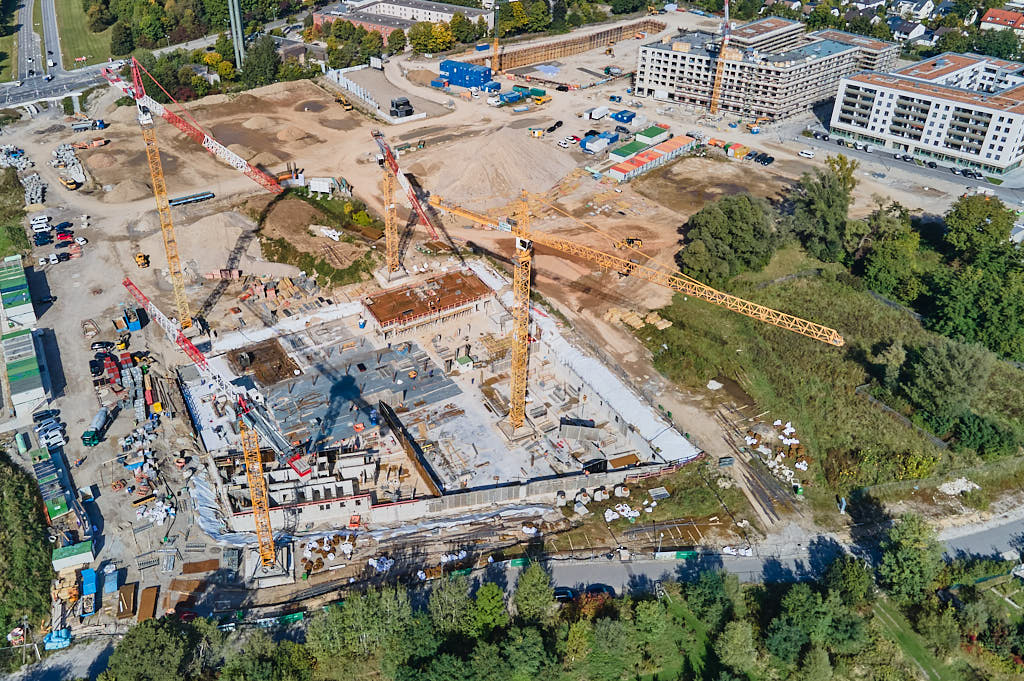01.10.2021 - Baustelle Pandionverde und Alexisquartier in Neuperlach 01.10.2021 - Baustelle Pandionverde und Alexisquartier in Neuperlach