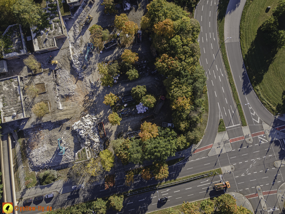 11.10.2021 - Abriss des Quiddezentrums in Neuperlach