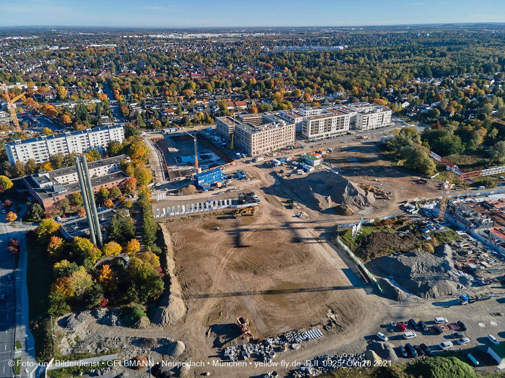 20.10.2021 - Baustelle Pandionverde in Neuperlach 20.10.2021 - Baustelle Pandionverde in Neuperlach