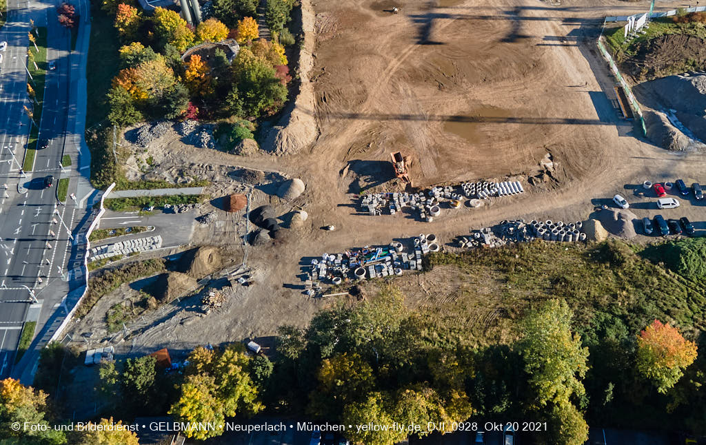 20.10.2021 - Baustelle Pandionverde in Neuperlach 20.10.2021 - Baustelle Pandionverde in Neuperlach