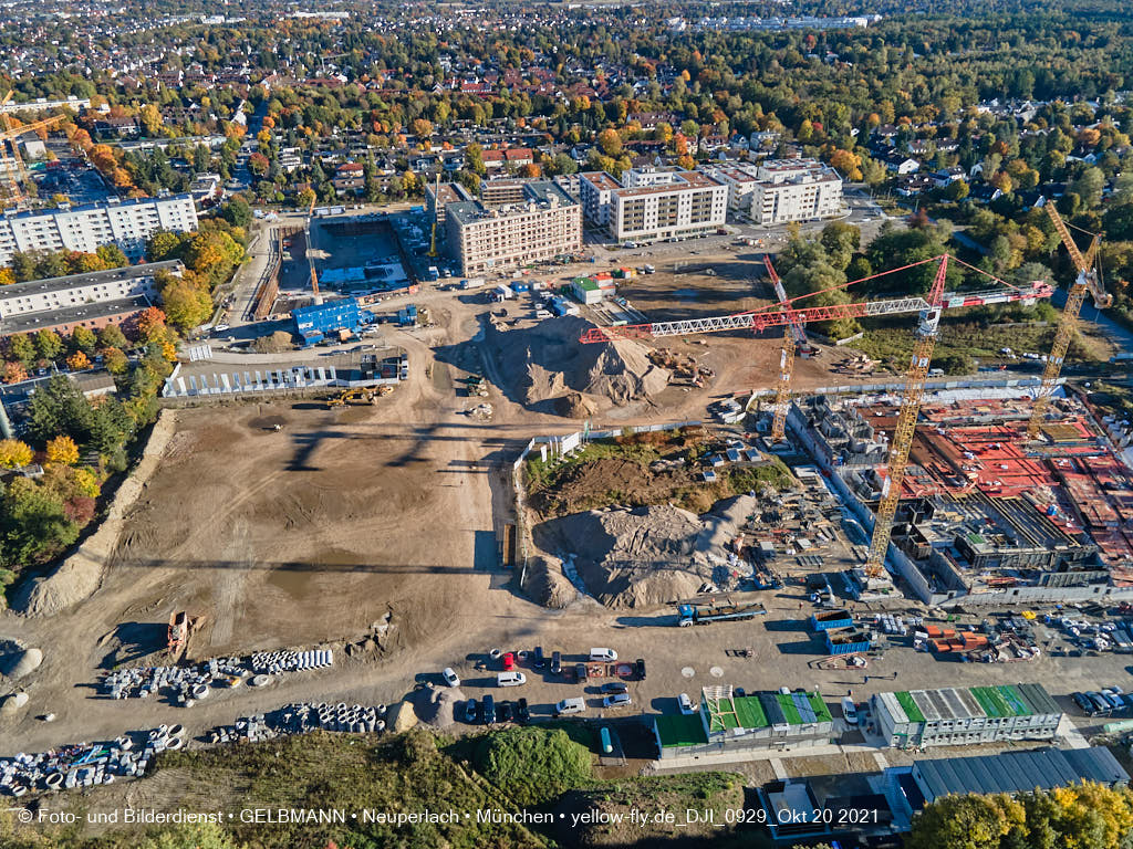 20.10.2021 - Baustelle Pandionverde in Neuperlach 20.10.2021 - Baustelle Pandionverde in Neuperlach