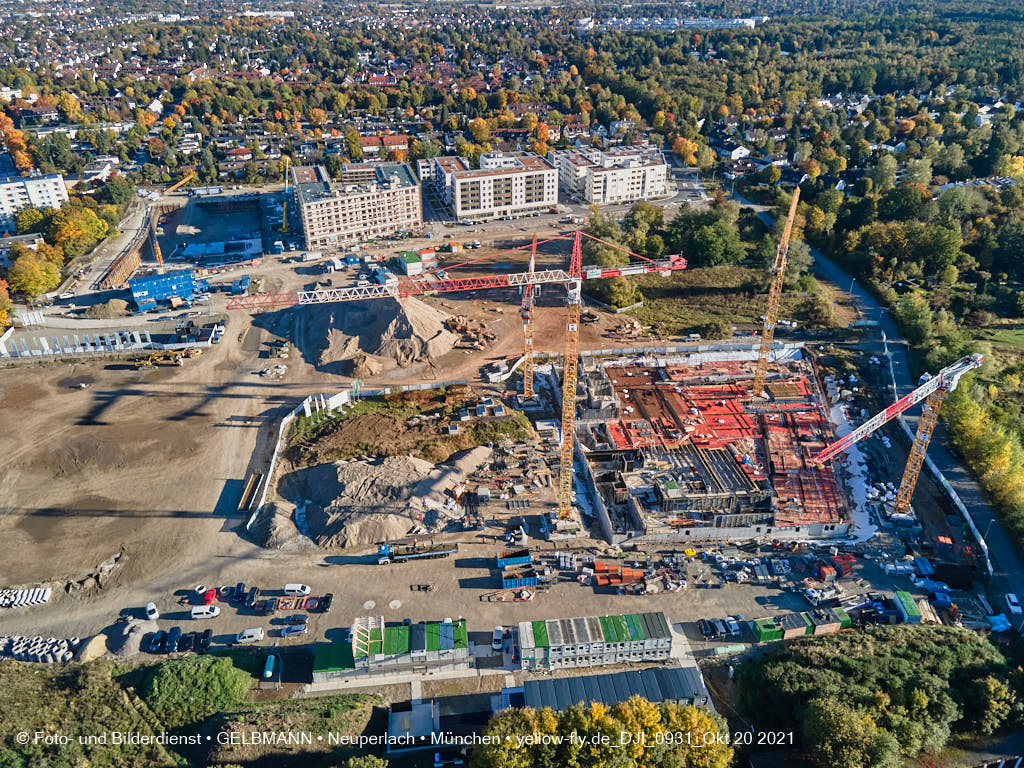 20.10.2021 - Baustelle Pandionverde in Neuperlach 20.10.2021 - Baustelle Pandionverde in Neuperlach