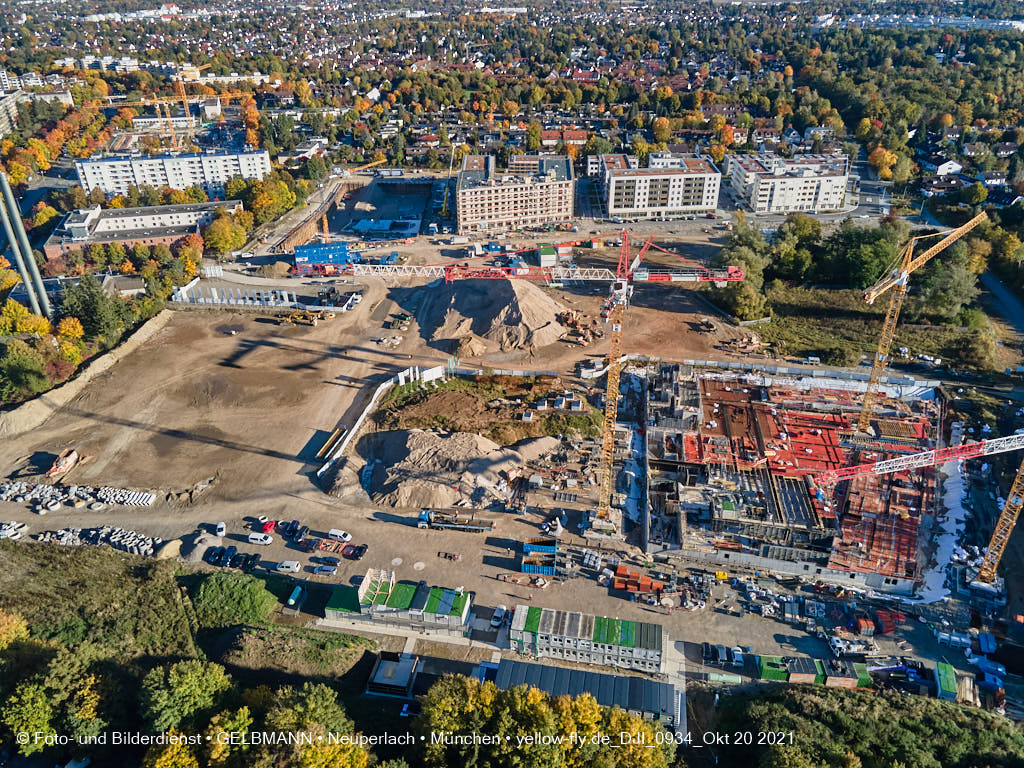 20.10.2021 - Baustelle Pandionverde in Neuperlach 20.10.2021 - Baustelle Pandionverde in Neuperlach