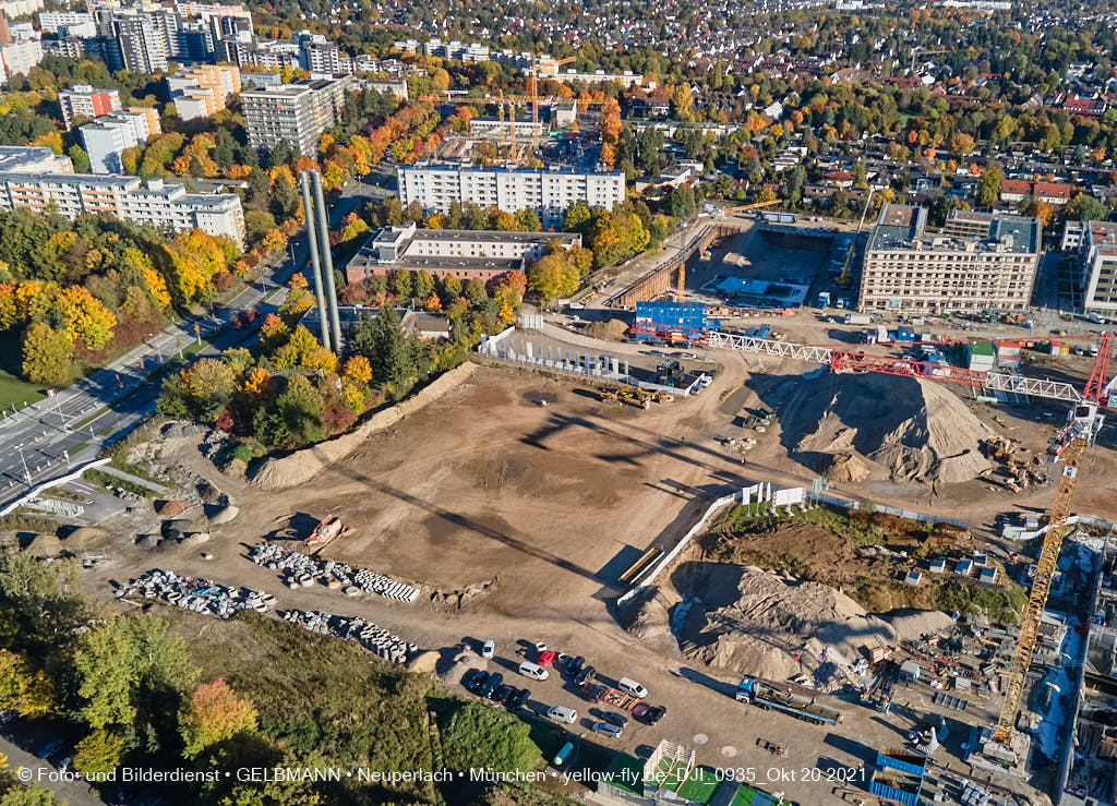20.10.2021 - Baustelle Pandionverde in Neuperlach 20.10.2021 - Baustelle Pandionverde in Neuperlach