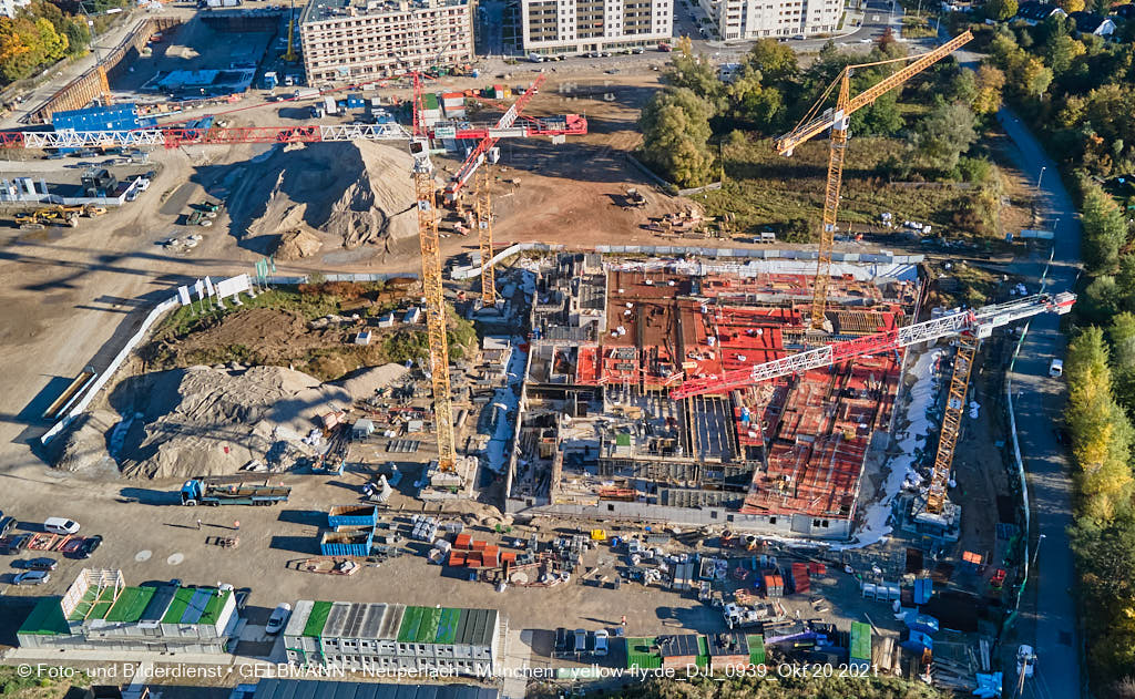 20.10.2021 - Baustelle Pandionverde in Neuperlach 20.10.2021 - Baustelle Pandionverde in Neuperlach