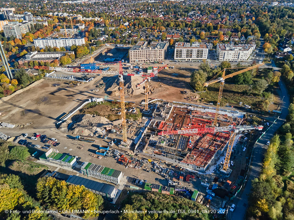 20.10.2021 - Baustelle Pandionverde in Neuperlach 20.10.2021 - Baustelle Pandionverde in Neuperlach