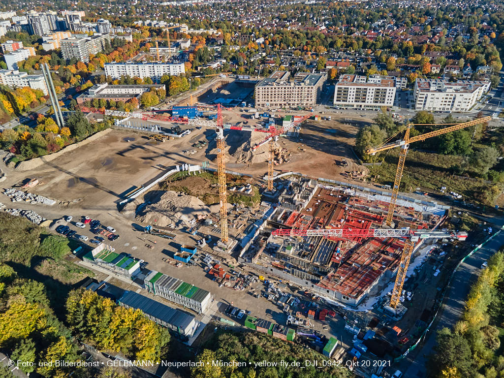 20.10.2021 - Baustelle Pandionverde in Neuperlach 20.10.2021 - Baustelle Pandionverde in Neuperlach