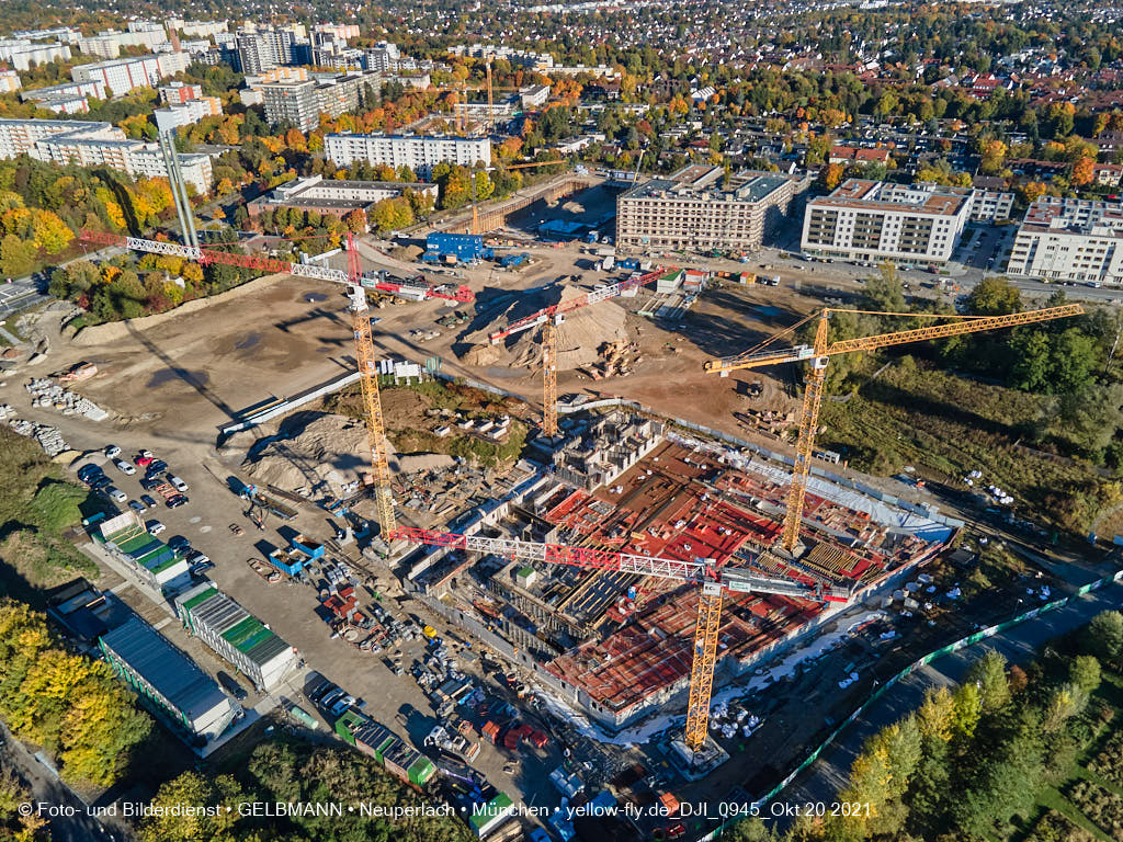 20.10.2021 - Baustelle Pandionverde in Neuperlach 20.10.2021 - Baustelle Pandionverde in Neuperlach