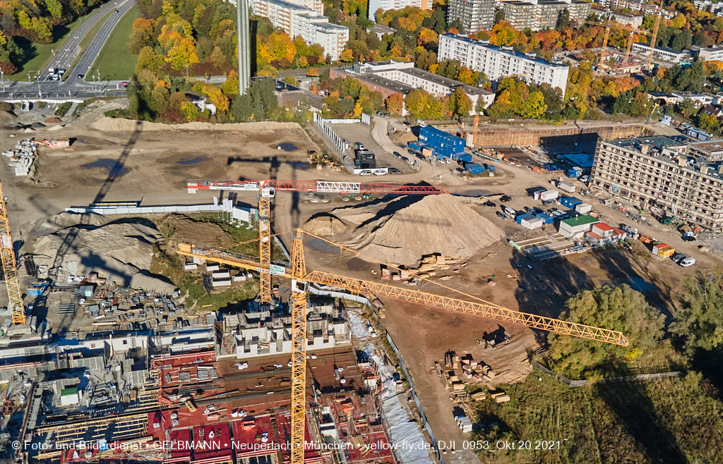 20.10.2021 - Baustelle Pandionverde in Neuperlach 20.10.2021 - Baustelle Pandionverde in Neuperlach